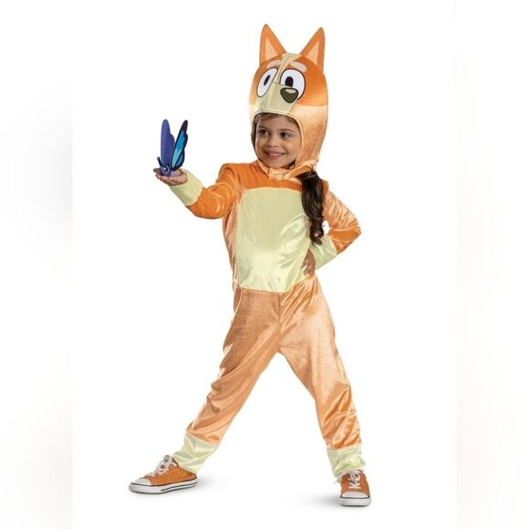 New Bluey Bingo with Flappy Butterfly Halloween Deluxe Costume - Picture 2 of 12